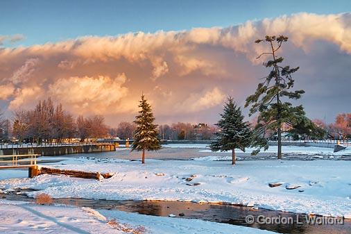 Departing Storm Clouds_06559.jpg - Photographed along the Rideau Canal Waterway at sunset in Smiths Falls, Ontario, Canada.